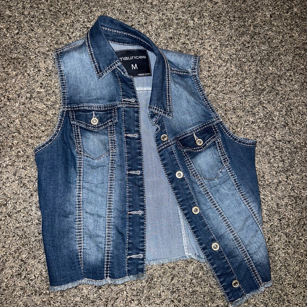 Denim vest